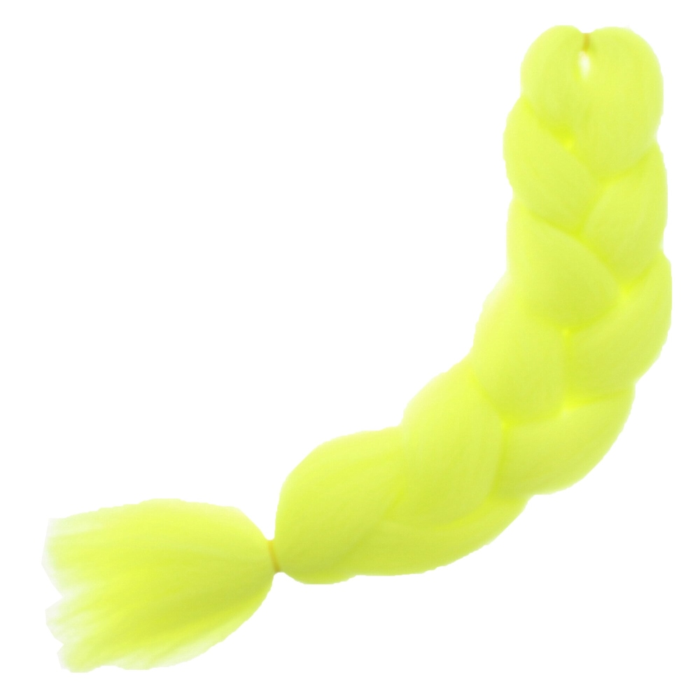 Zac's Alter Ego - 60cm Jumbo Glow in the Dark Fluroscent Twist Braiding Extensions de cheveux - Jaune